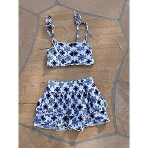 Agua Bendita × Target Tiered A-line Top And SKIRT SET S M ES